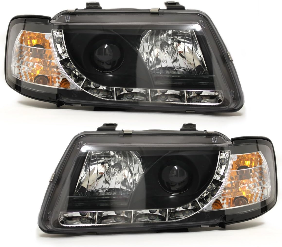 LED Scheinwerfer Set für Audi 80 B4 1991-1994 in schwarz