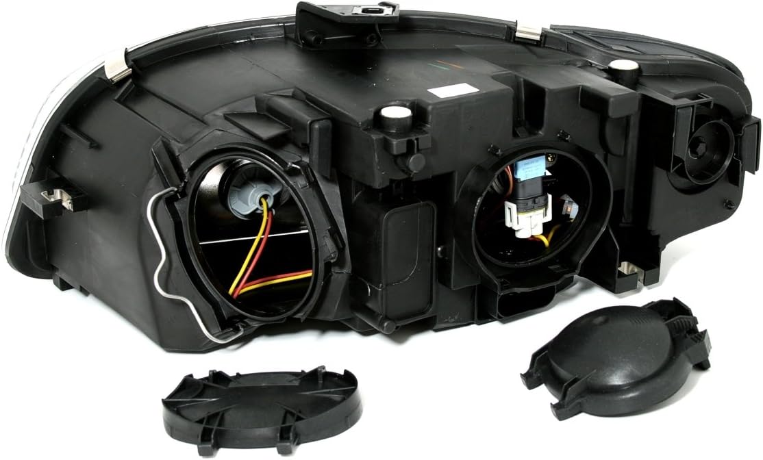 CR-Tuning Scheinwerfer Rückseite mit Kabeln und Abdeckungen, KFZ-Tuning Zubehör