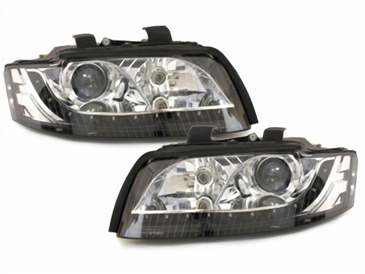 Led Scheinwerfer Set in schwarz für Audi A4 B6 10.2000-10.2004