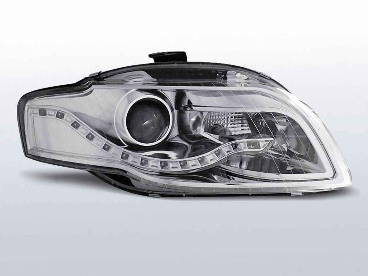 LED Scheinwerfer für Audi A4 B7 mit Tagfahrlicht-Optik, Tuning Scheinwerfer