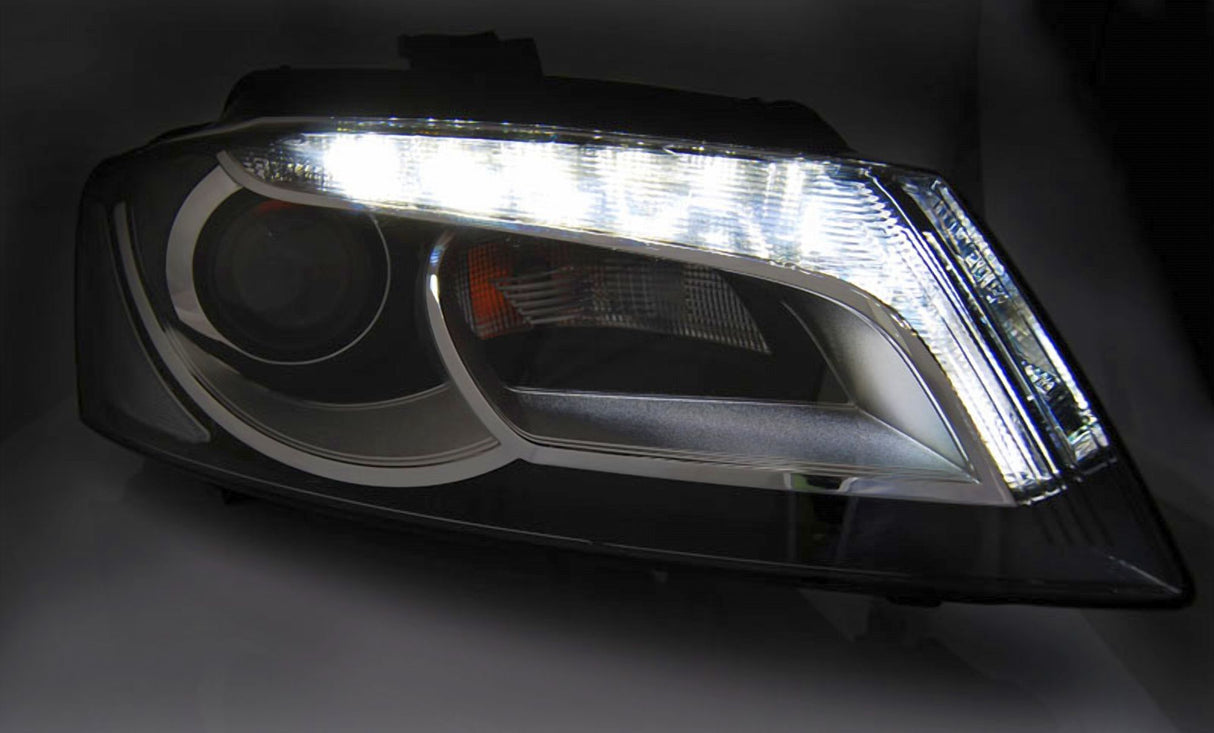 LED Scheinwerfer für Audi A3 8P mit Tagfahrlicht-Optik, Tuning Scheinwerfer