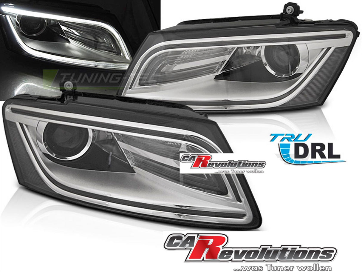 LED Tagfahrlicht Scheinwerfer Set für Audi Q5 8R Facelift August 2012 bis 2017 - CR Tuning