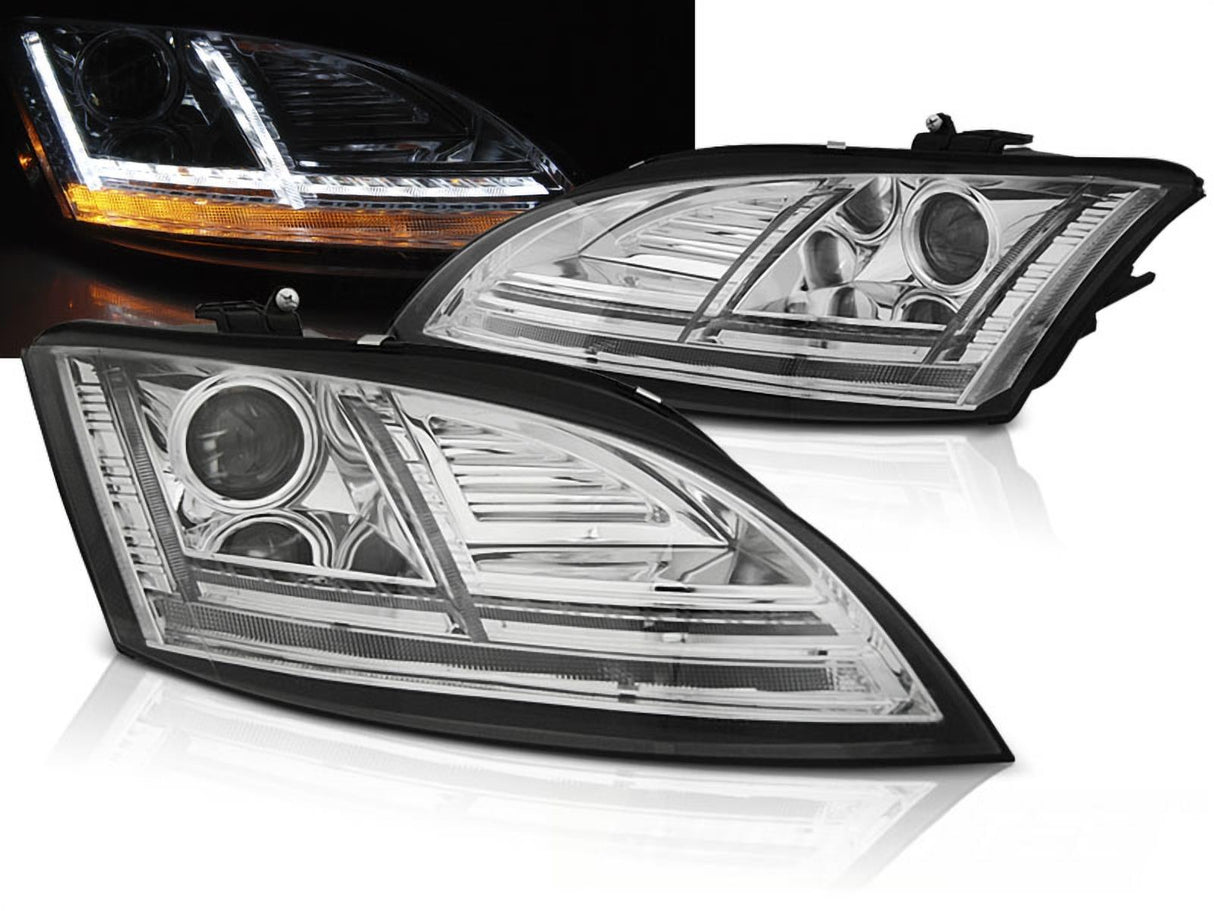 Xenon Led Tagfahrlicht Scheinwerfer dynamische Blinker für Audi TT 8J 06-10 - CR Tuning