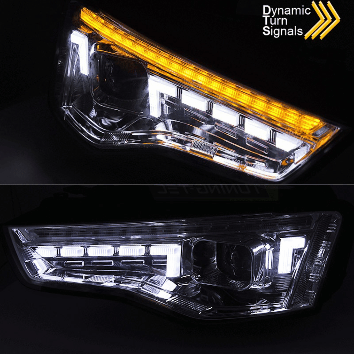 Xenon Scheinwerfer Set Chrom dynamische LED Blinker für Audi A5 8T 2011-2016