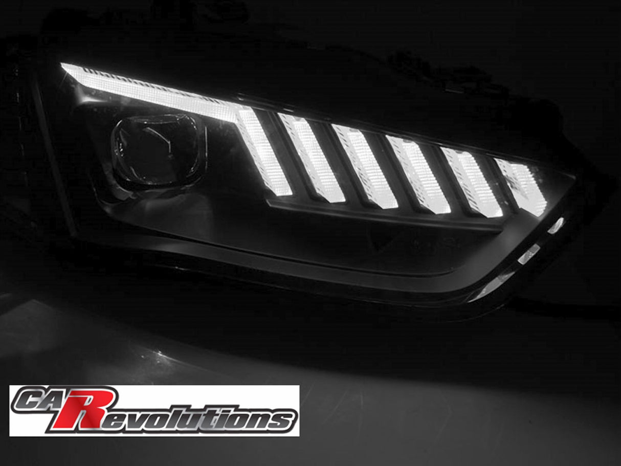 Xenon Scheinwerfer Set Schwarz für Audi A4 B8 2012–2015 mit LED Tagfahrlicht & Dynamischem Blinker