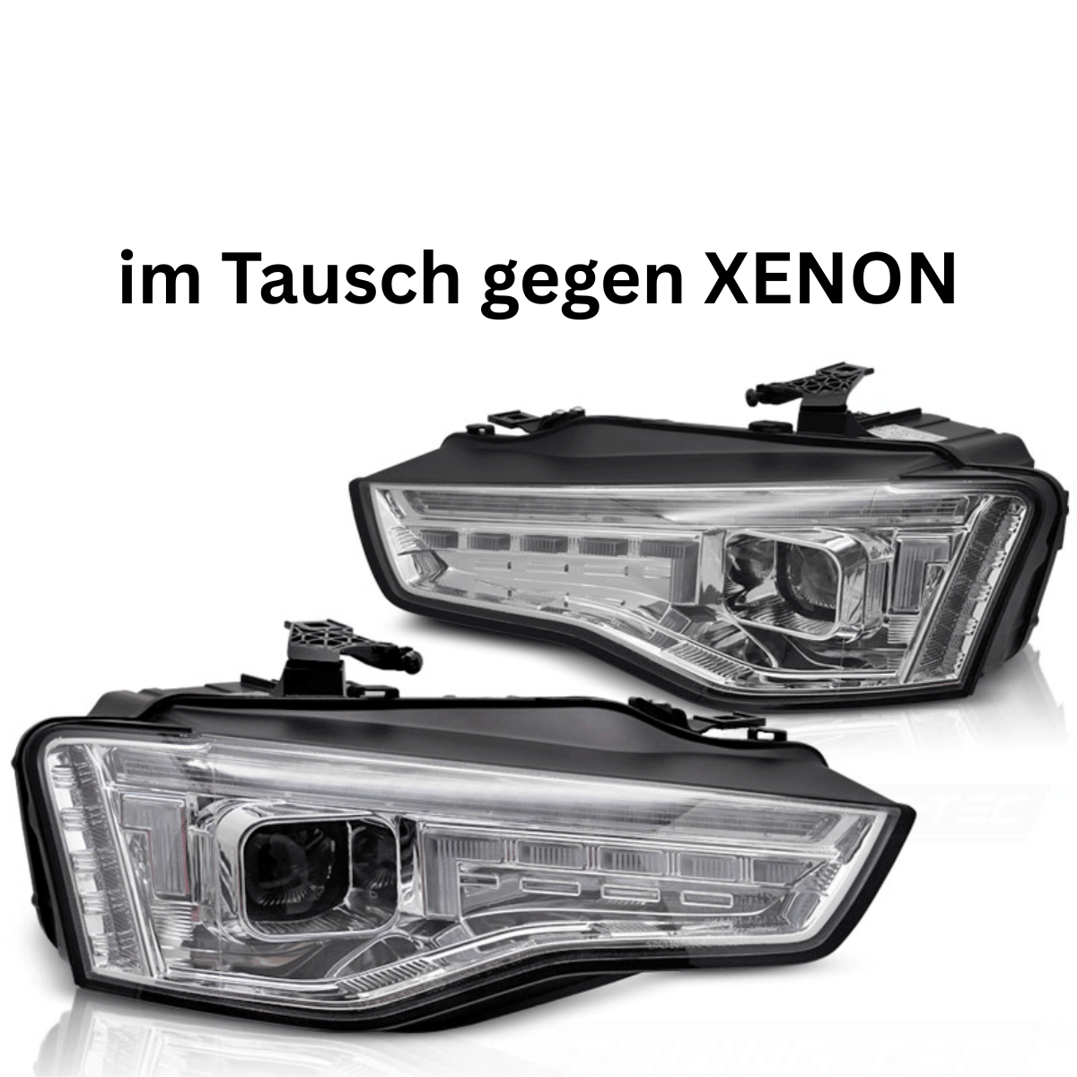 CR-Tuning Audi A4 B8 LED Scheinwerfer im Tausch gegen Xenon mit Tagfahrlicht-Optik