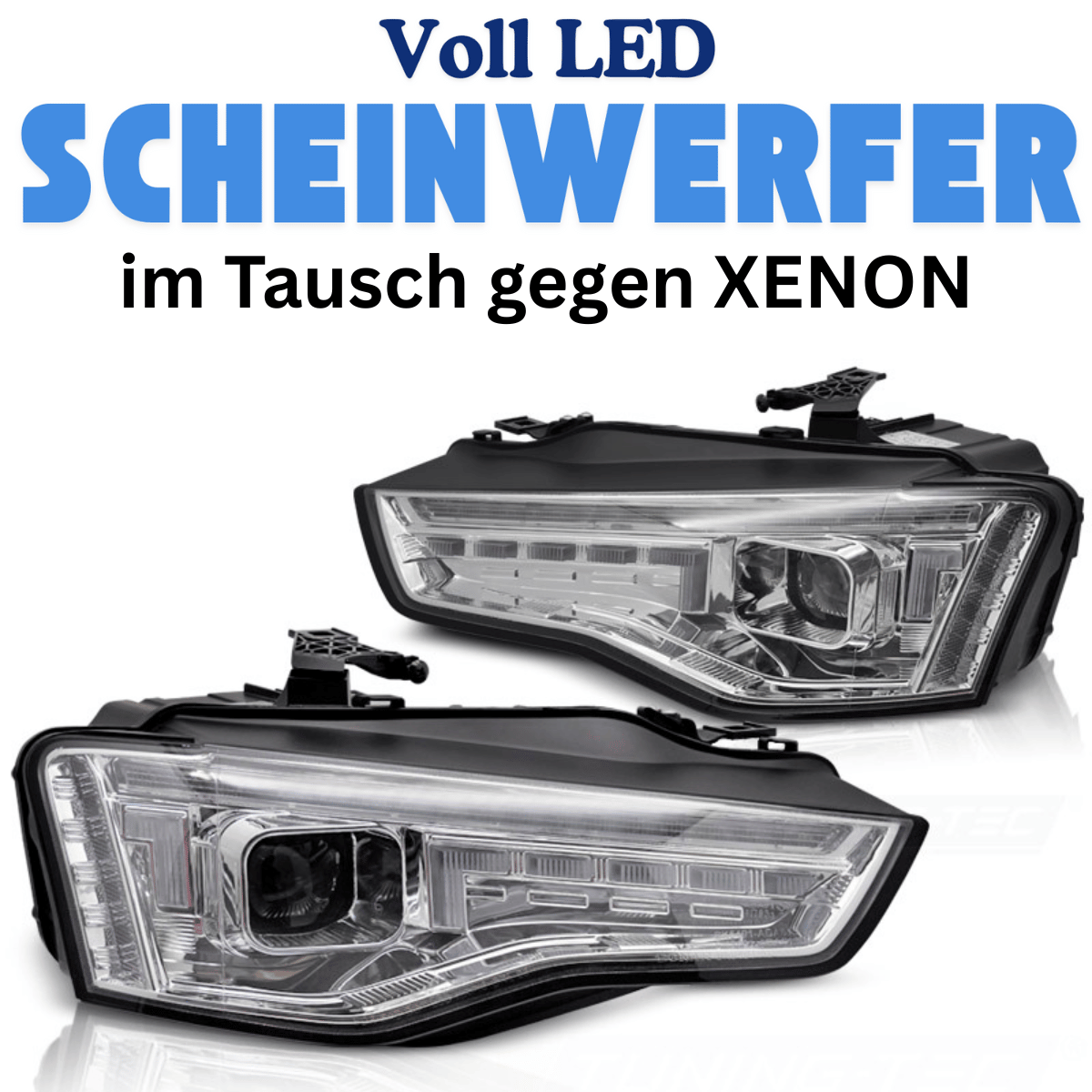 Voll LED Scheinwerfer Set Chrom dynamische Blinker für Audi A5 8T 2011-2016