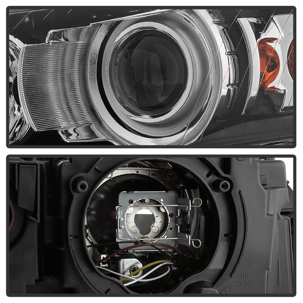 Xenon Scheinwerfer Set Schwarz für Audi A4 B7 2004–2008 Limousine Avant Cabrio