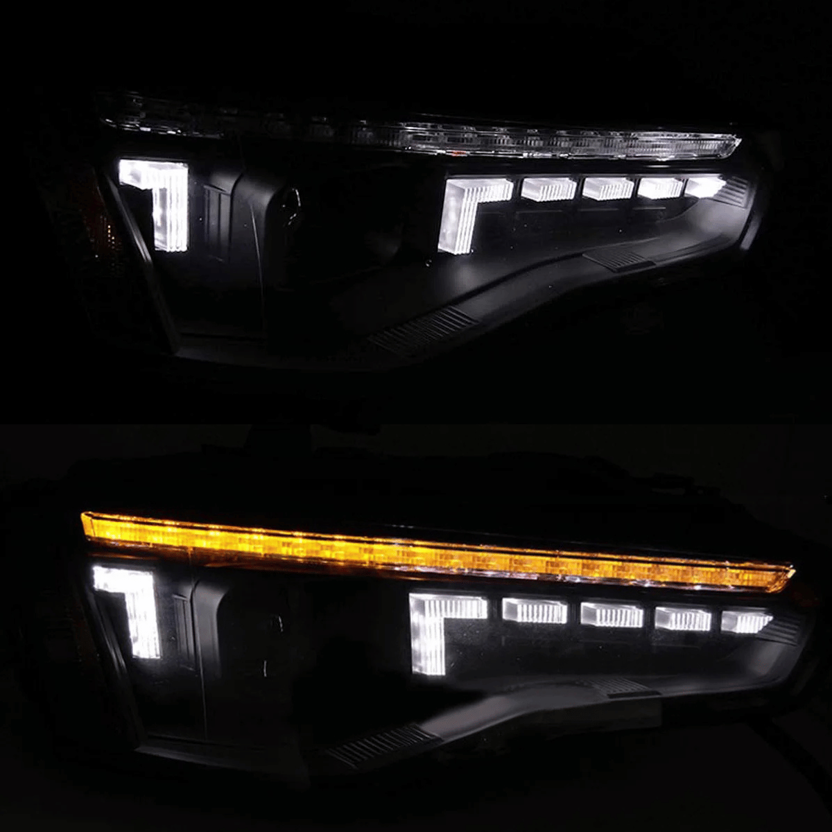 LED Scheinwerfer Set in schwarz für Audi A5 8T 2011-2016 dynamische LED Blinker