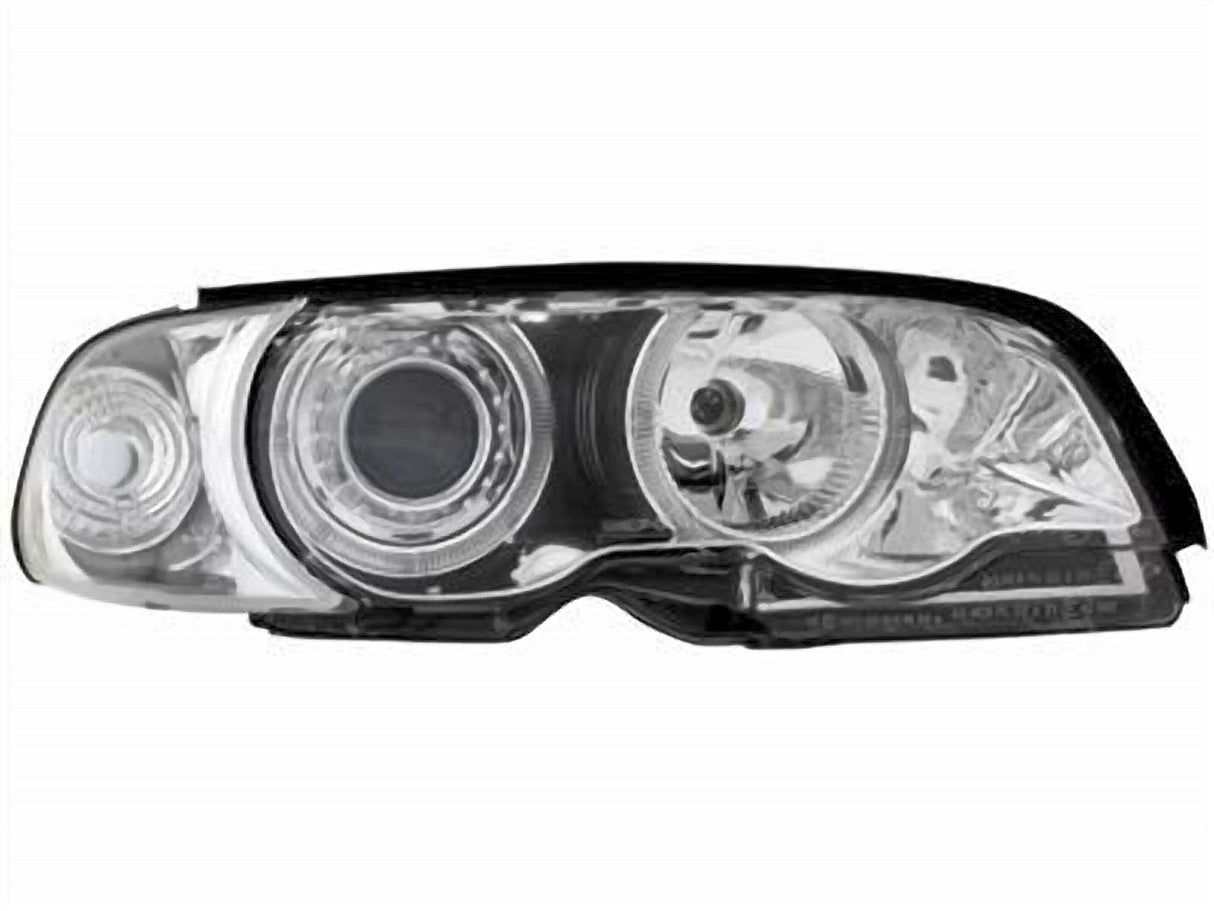 Scheinwerfer Set für BMW E46 Coupé 1998-2002 Angel Eyes chrom - CR Tuning