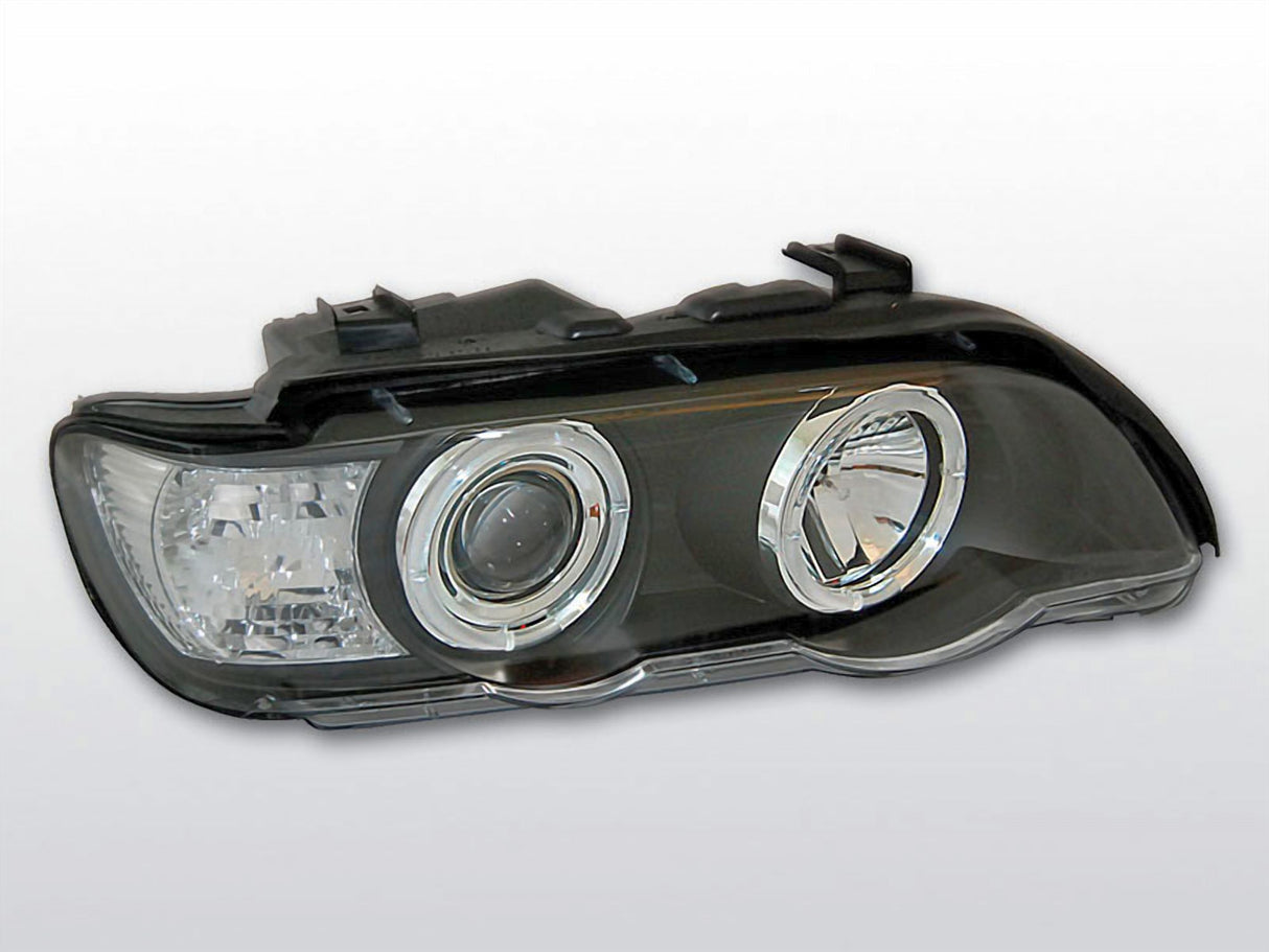Angel Eyes Scheinwerfer Set in schwarz für BMW X5 E53 09.1999-10.2003 - CR Tuning