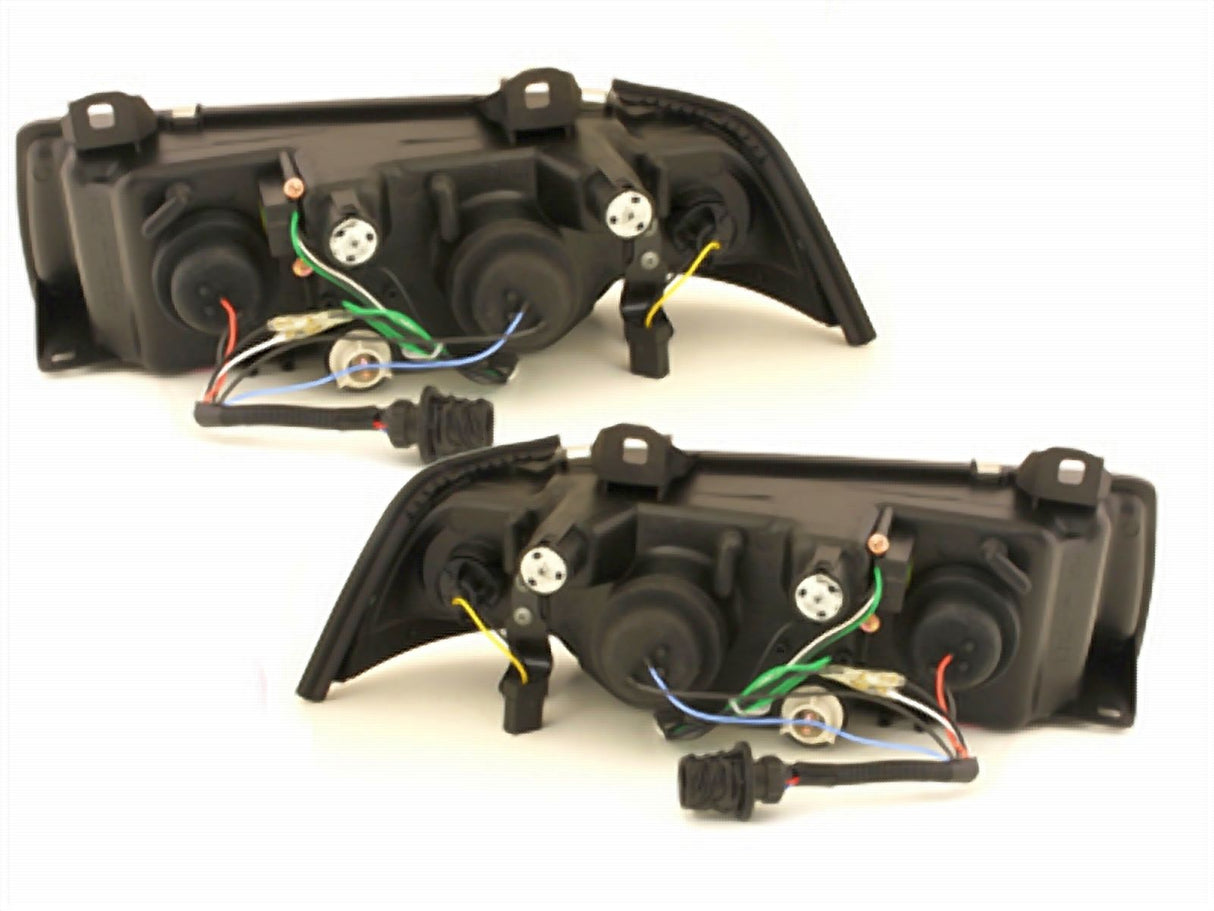 Led Scheinwerfer Set in schwarz für BMW 3er E36 Coupe 12.1990-08.1999