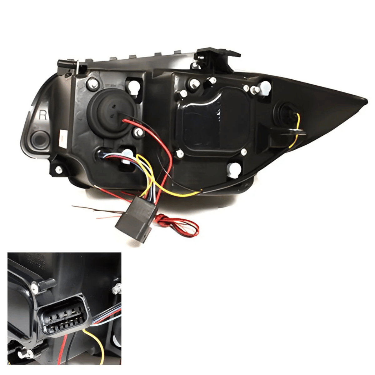 LED Angel Eyes Scheinwerfer Set für BMW 1er E87 E81 E82 E88 2004-2011 schwarz - CR Tuning