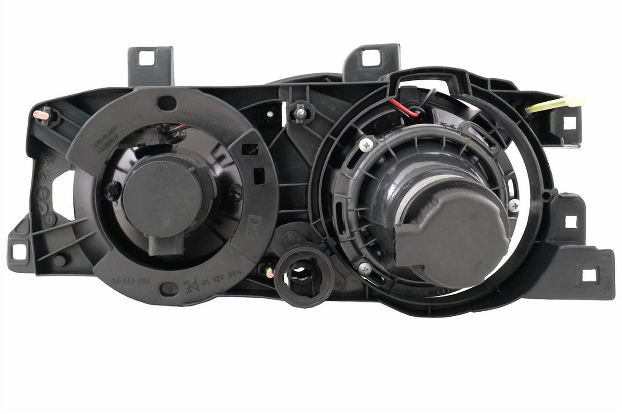 Doppel Scheinwerfer SET schwarz für BMW 5er E32 7er E34 1988-1995