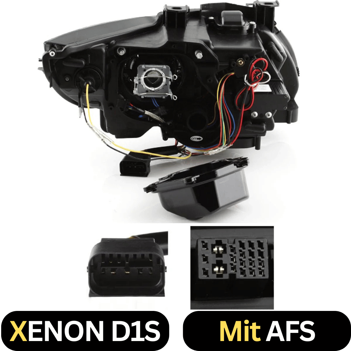 Xenon D1S Scheinwerfer mit AFS Anschluss für Audi A4 B8 8K Facelift, LED Tagfahrlicht