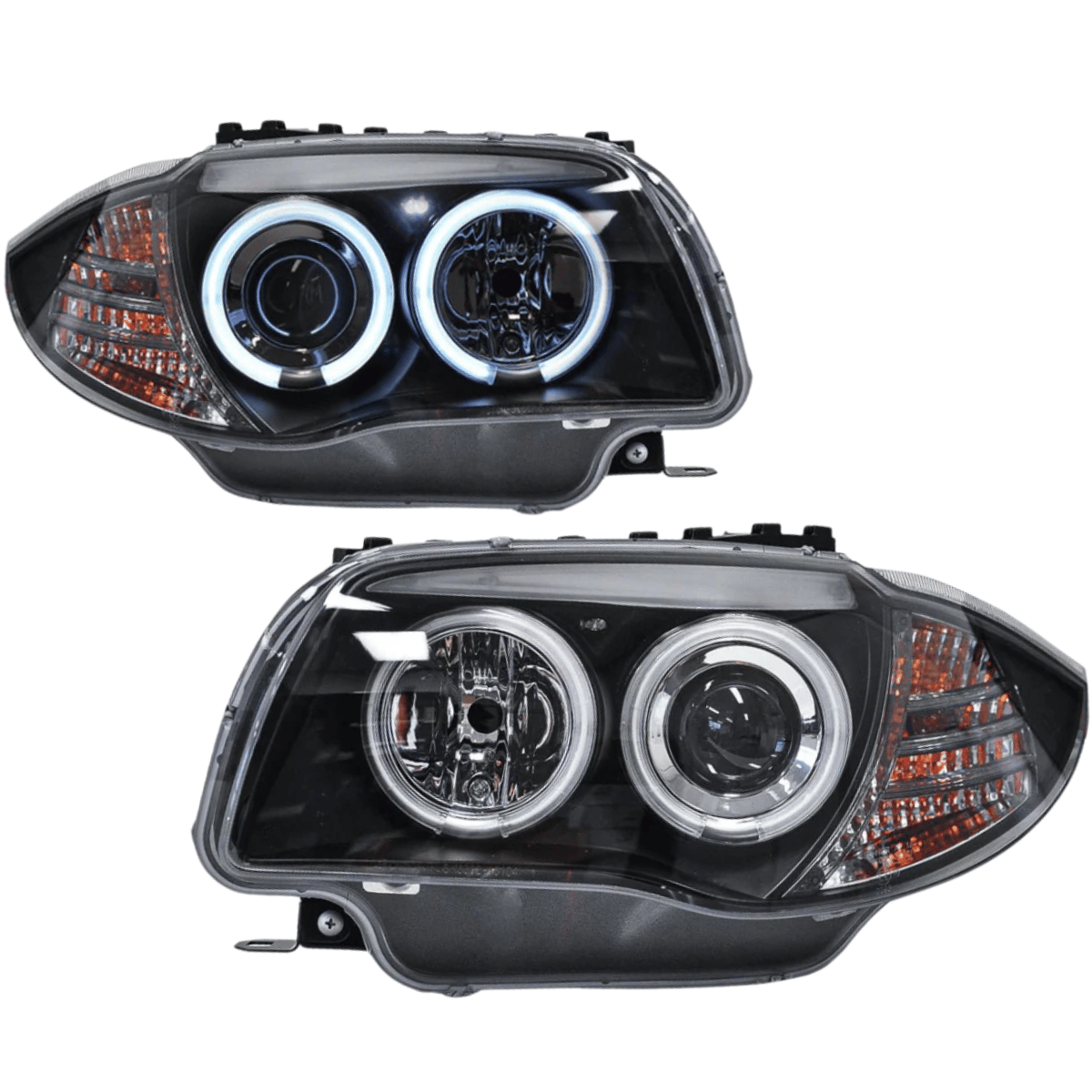 CCFL LED Angel Eyes Scheinwerfer Set für BMW 1er E87 E81 E82 E88 2004-2011 - CR Tuning