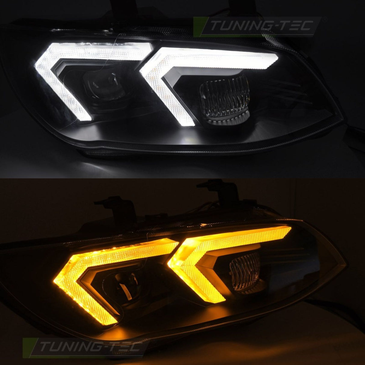 LED Scheinwerfer für VW Golf 7 mit Tagfahrlicht und Blinkerfunktion, Tuning Scheinwerfer