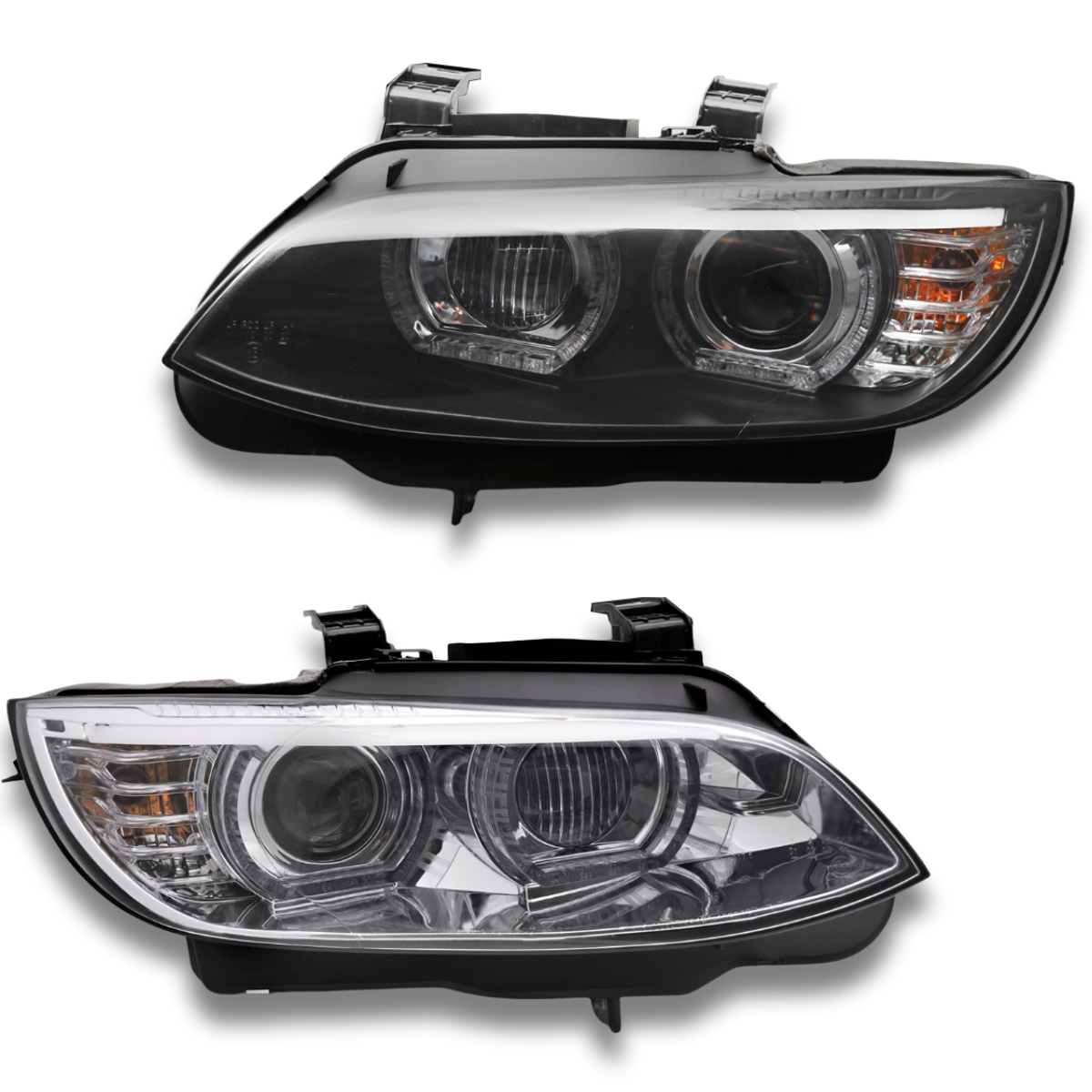 3D Angel Eyes Xenon Scheinwerfer Set für BMW 3er E92 Coupé 06–10 & E93 Cabrio 07–10