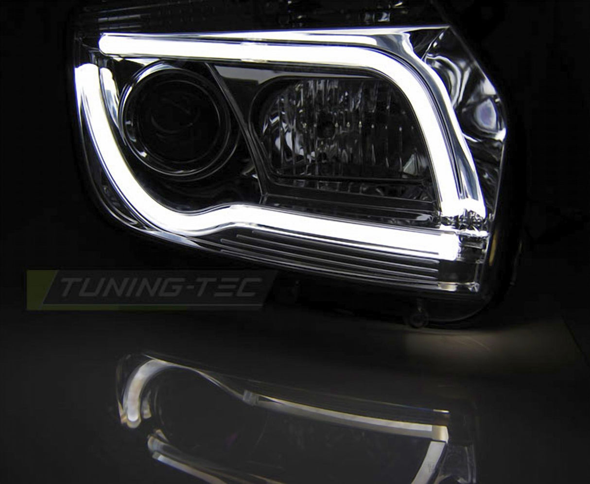 LED Scheinwerfer mit Tagfahrlicht für Tuning, CR-Tuning, Fahrzeugzubehör
