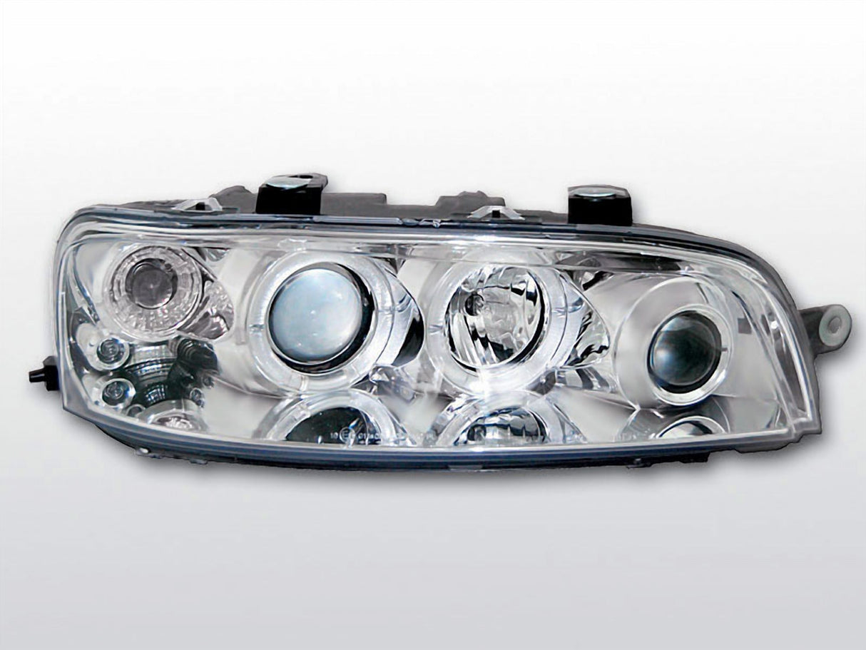 CR-Tuning Scheinwerfer für Audi A4 B6/B7 mit LED-Standlichtringen und Klarglasoptik