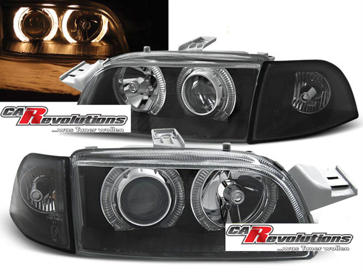 Angel Eyes Scheinwerfer schwarz Fiat Punto 1 11.93-09.1999 CR-Tuning