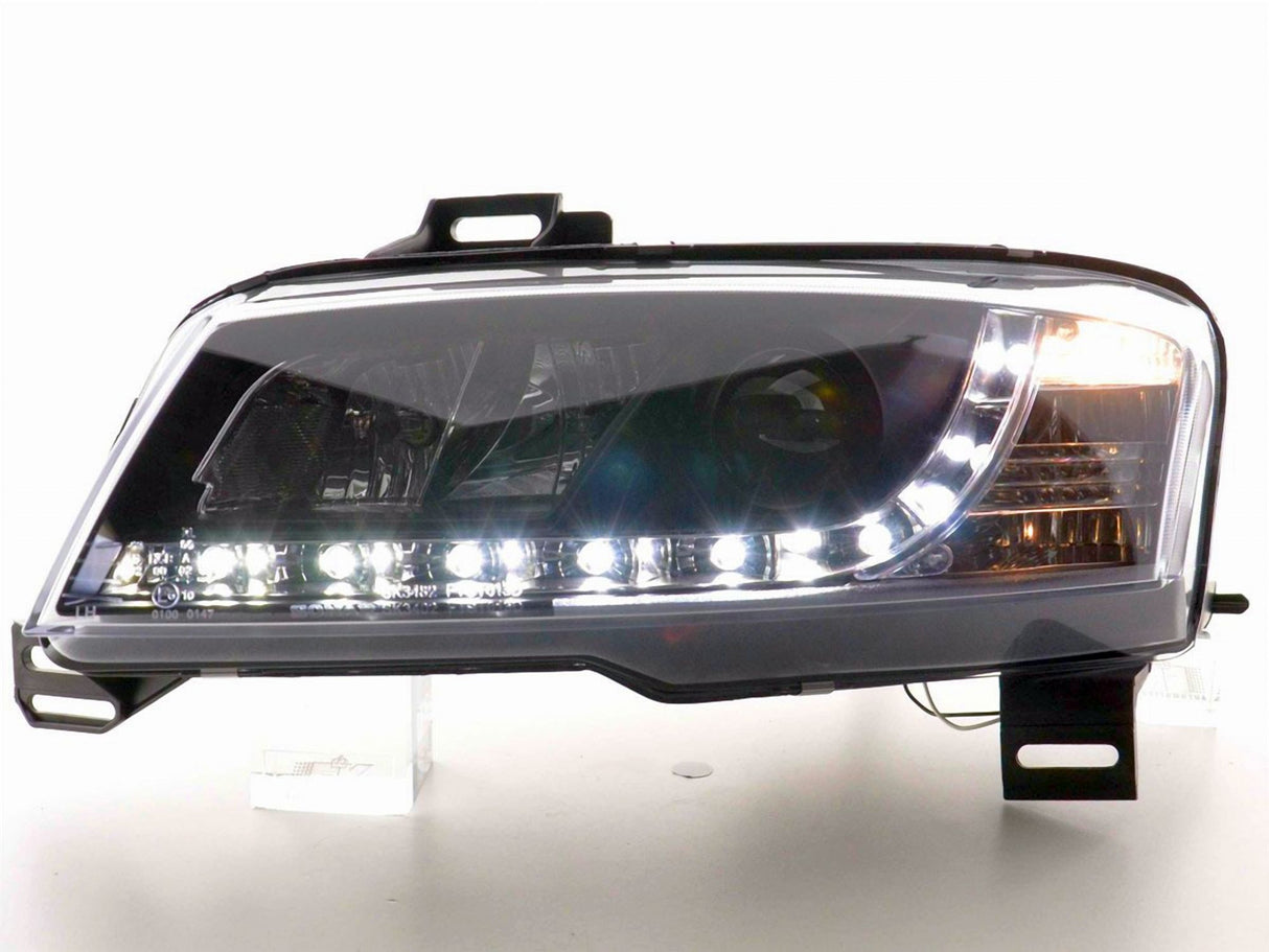 Led Scheinwerfer Set in schwarz für 3 Türer Fiat Stilo 10.2001-2008