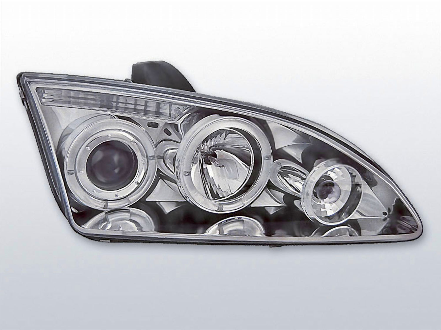 Angel Eyes Scheinwerfer Set in chrom für Ford Focus II 09.2004-01.08