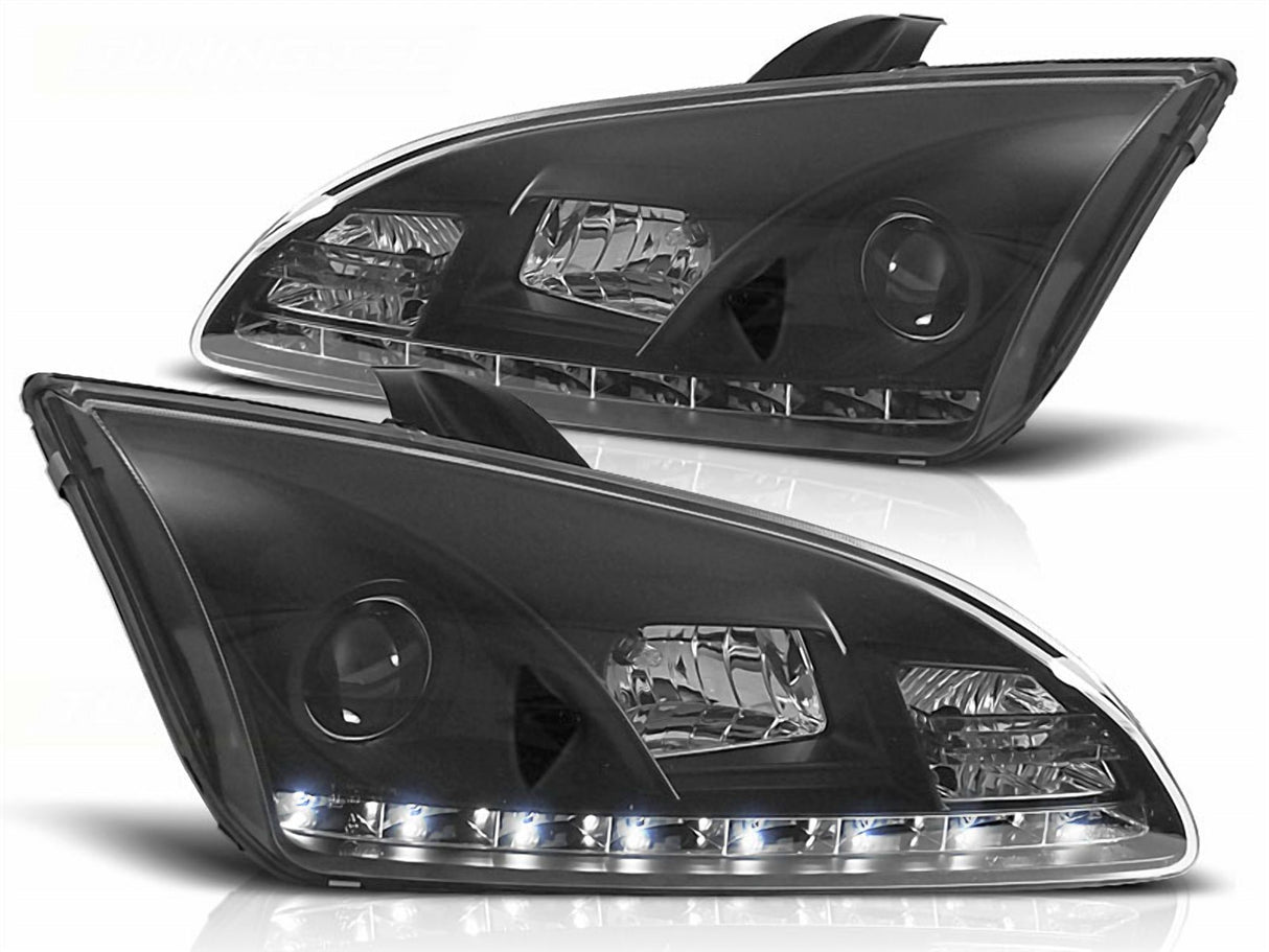 Led Scheinwerfer Set in schwarz für Ford Focus C307 10.1996-08.2000