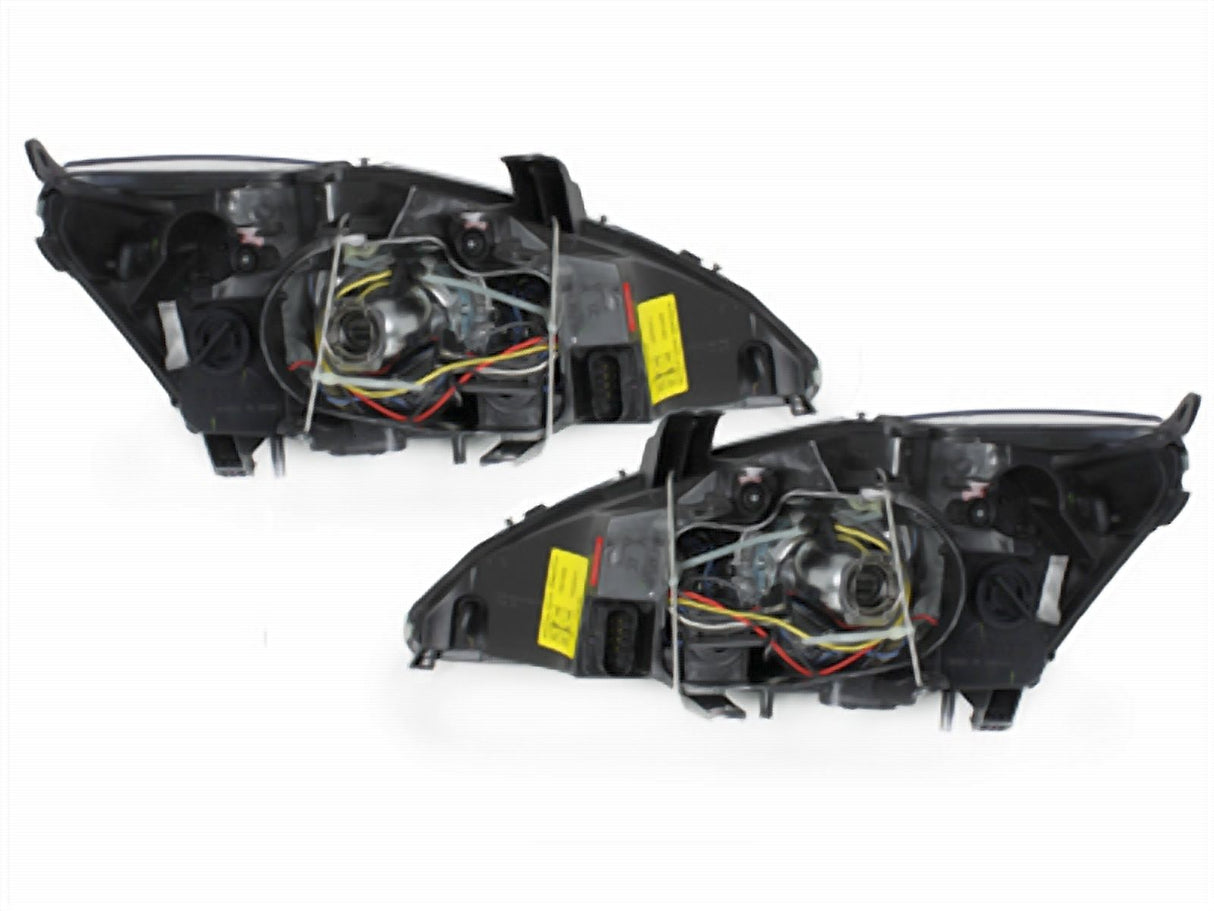 Scheinwerfer für Ford Focus 2001-2004 Angel Eyes schwarz