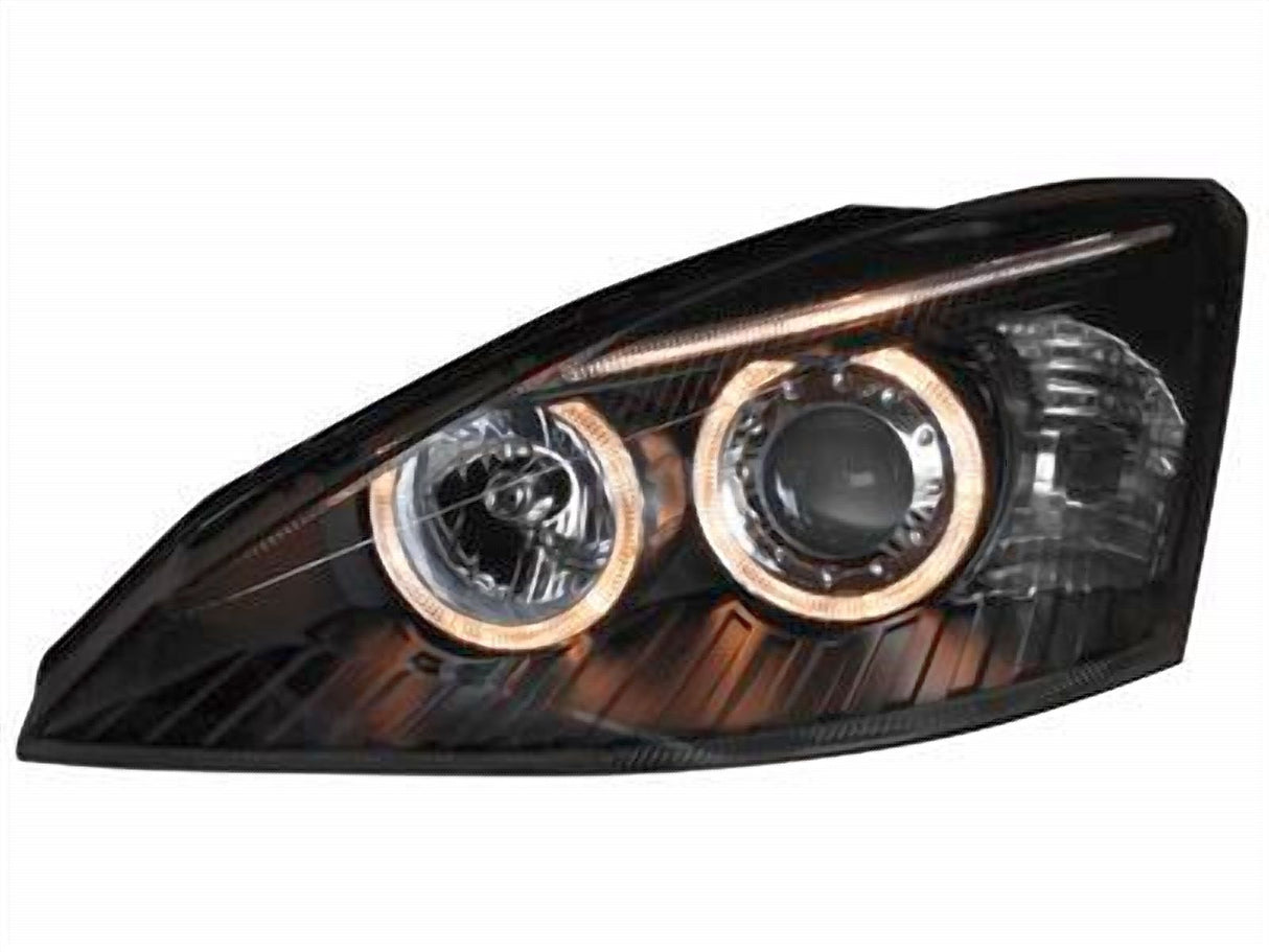 Scheinwerfer für Ford Focus 2001-2004 Angel Eyes schwarz