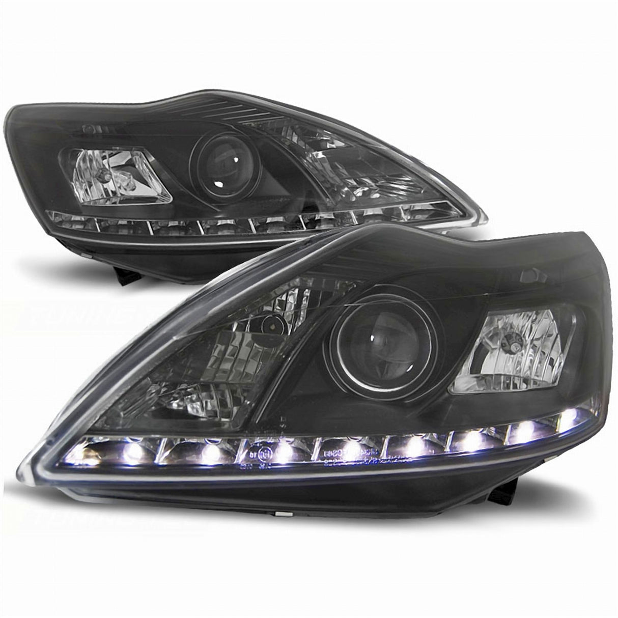 Led Scheinwerfer Set in schwarz Stellmotor für Ford Focus C307 02.2008-2010
