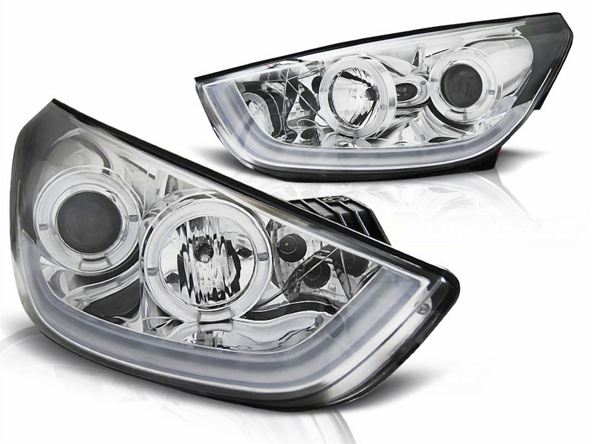 Für Hyundai TUCSON IX35 2010-2013 chrom Light Tube Scheinwerfer - CR Tuning