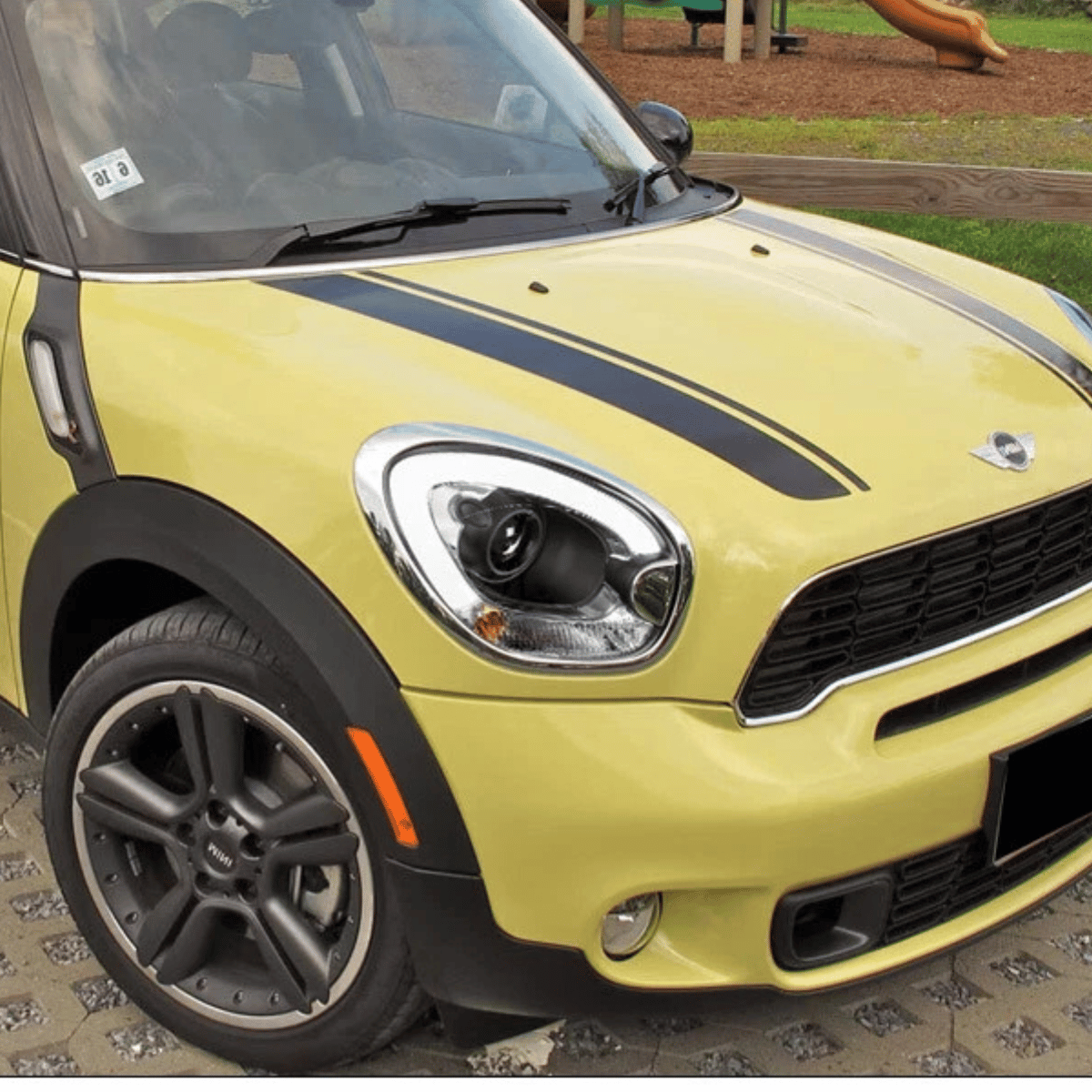 LED Light Tube Scheinwerfer Set Schwarz für BMW MINI R60 R61 Countryman 2010–2016