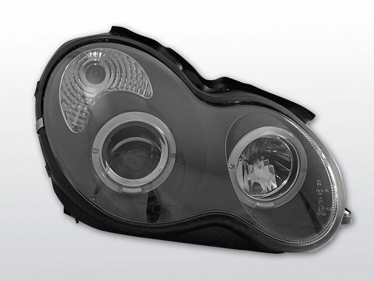 Angel Eyes Scheinwerfer für Mercedes W203 C-Klasse 07.2000-03.2004 black