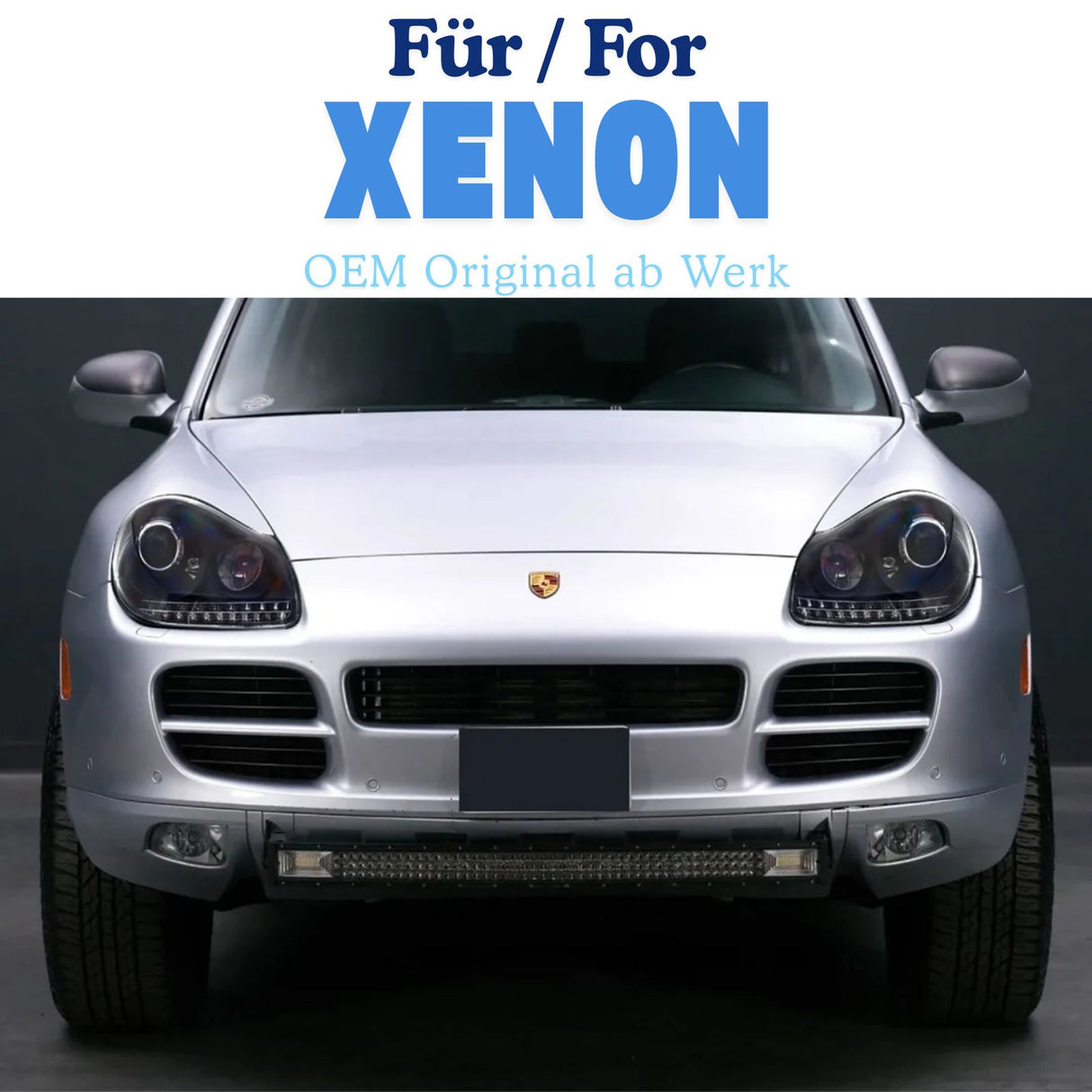 Xenon Scheinwerfer Set für Porsche Cayenne 9PA Led Blinker schwarz 2002-2006