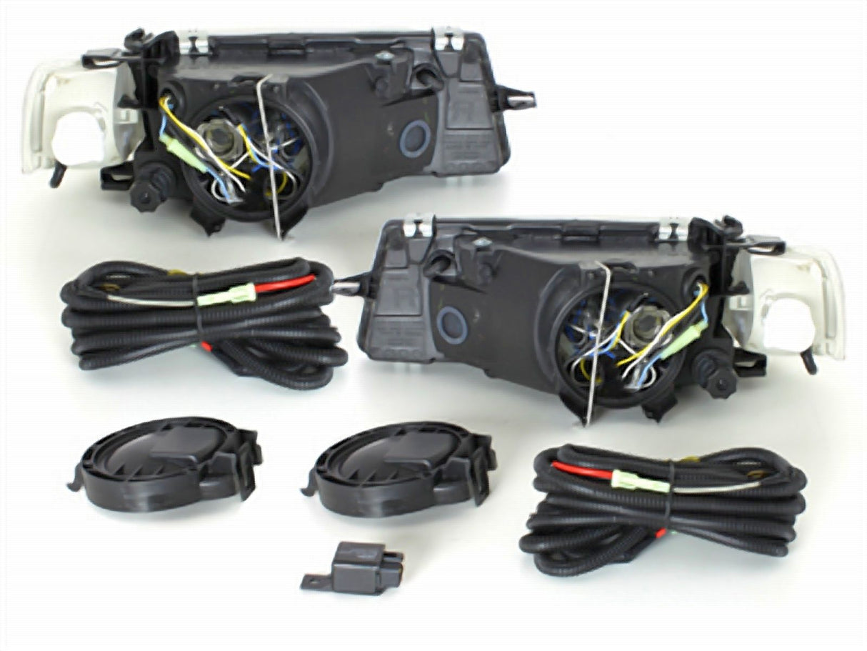 Scheinwerfer für Opel Vectra A 88-1995 _ Angel Eyes _ chrom