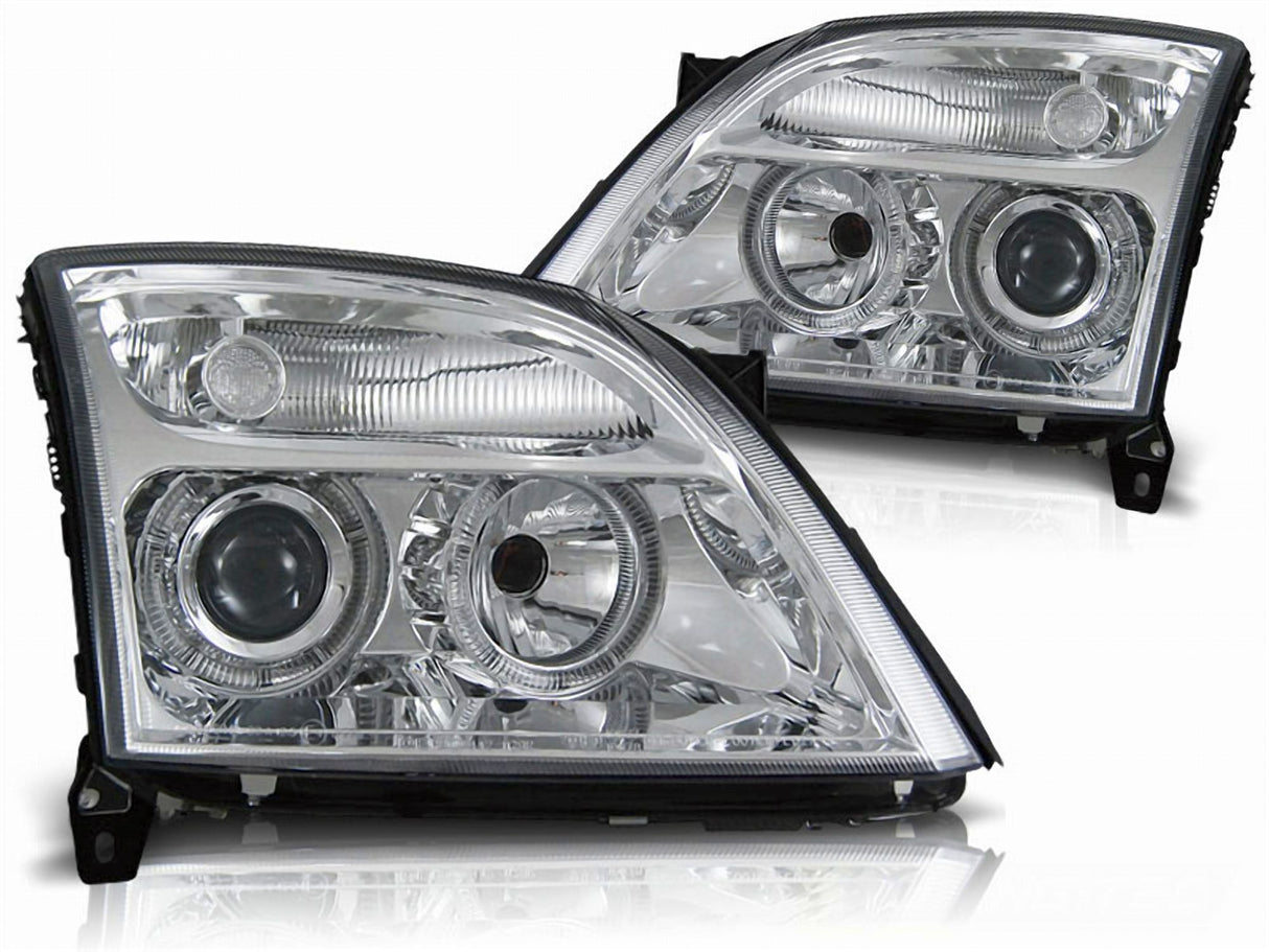 Angel Eyes Scheinwerfer Set für Opel Vectra C 04.2002-08.2005 chrom