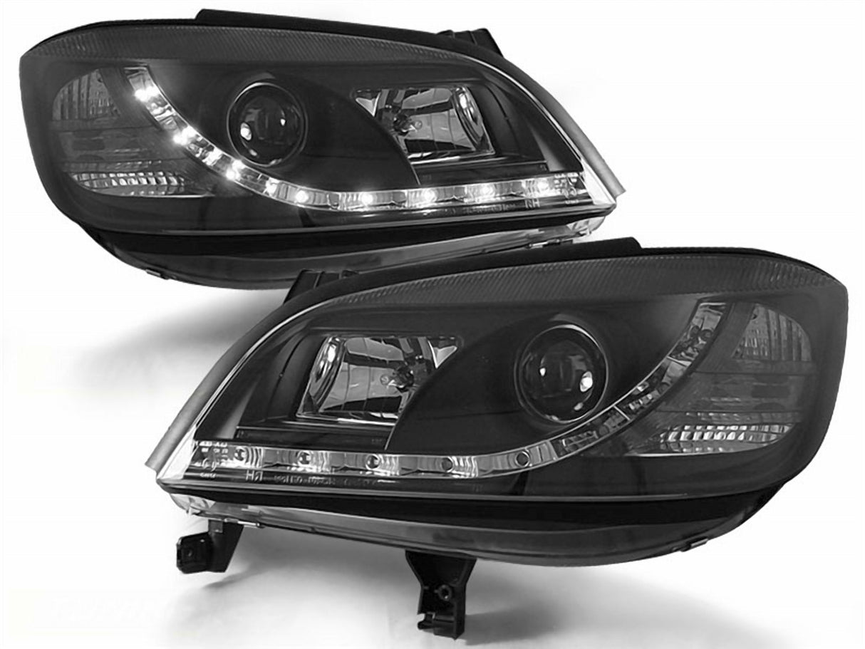 Led Scheinwerfer Set für Opel Zafira 04.1999 bis 06.2005 in schwarz