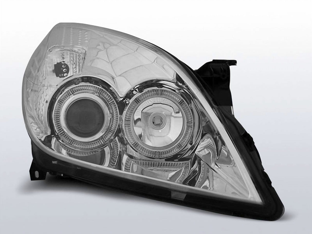 Angel Eyes Scheinwerfer Set in chrom für Opel Vectra C 09.2005-2008