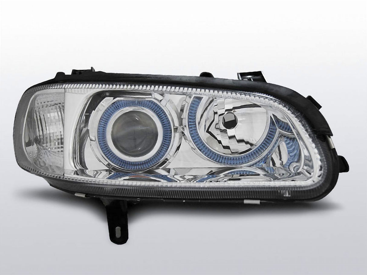 Angel Eyes Scheinwerfer Set in chrom für Opel Omega B 04.1994-08.1999