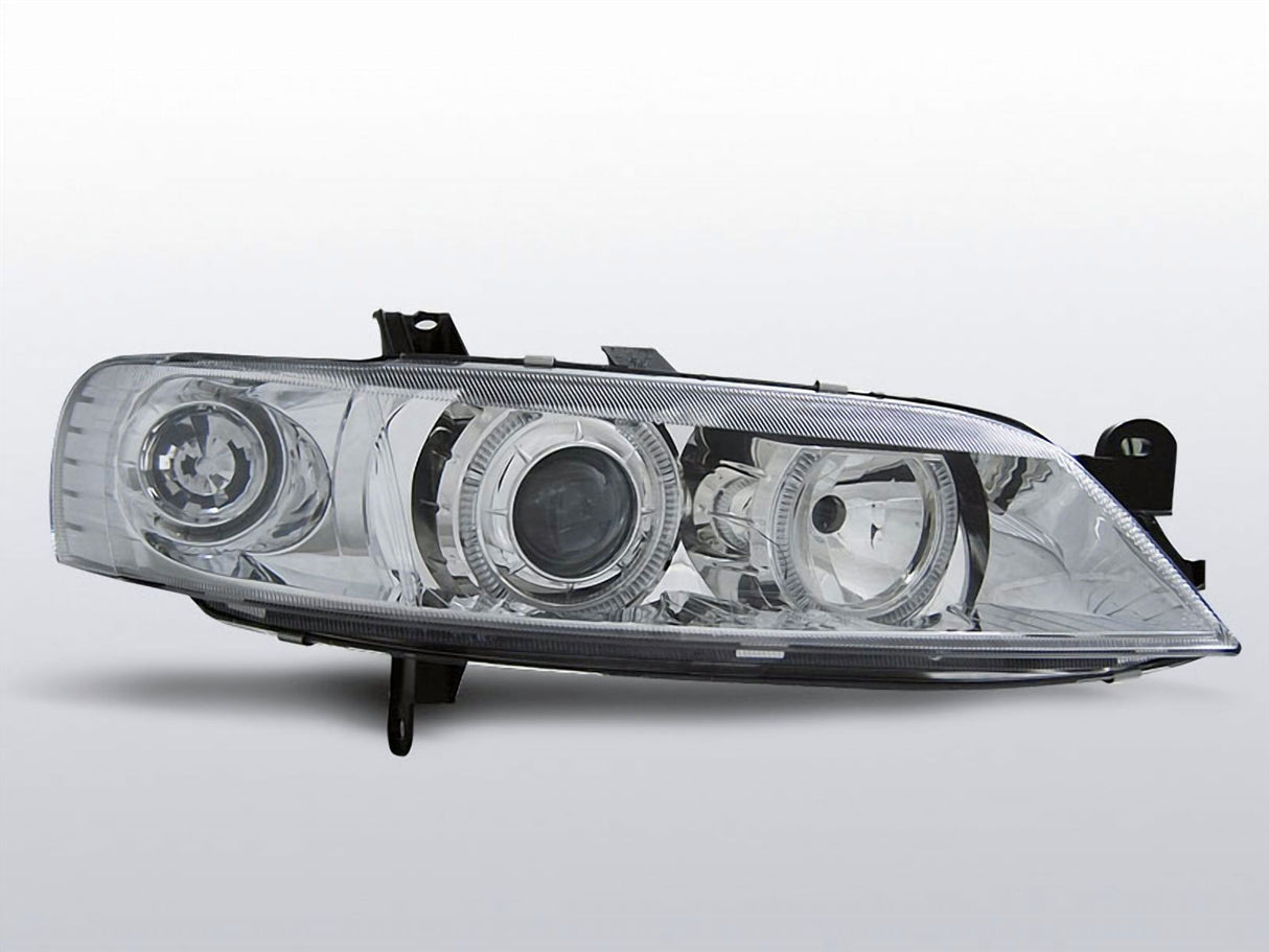 Angel Eyes Scheinwerfer Set in chrom für Opel Vectra B 1999-2002