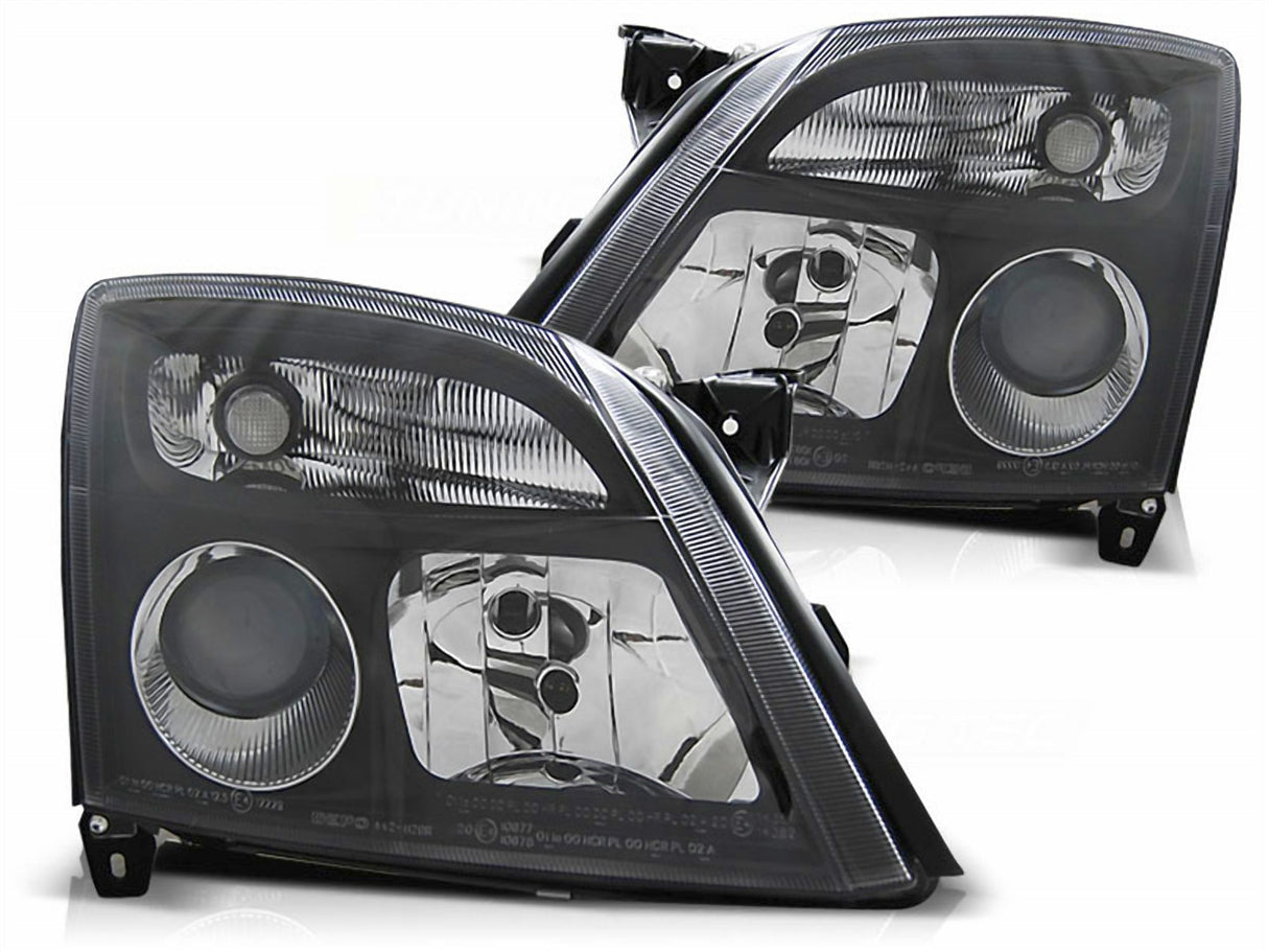 Scheinwerfer Set für Opel Vectra C 04.2002-08.2005 schwarz