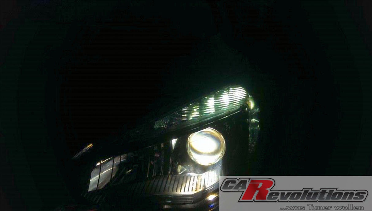 LED Tagfahrlicht Scheinwerfer in schwarz für Opel Astra J 10-12 - CR Tuning