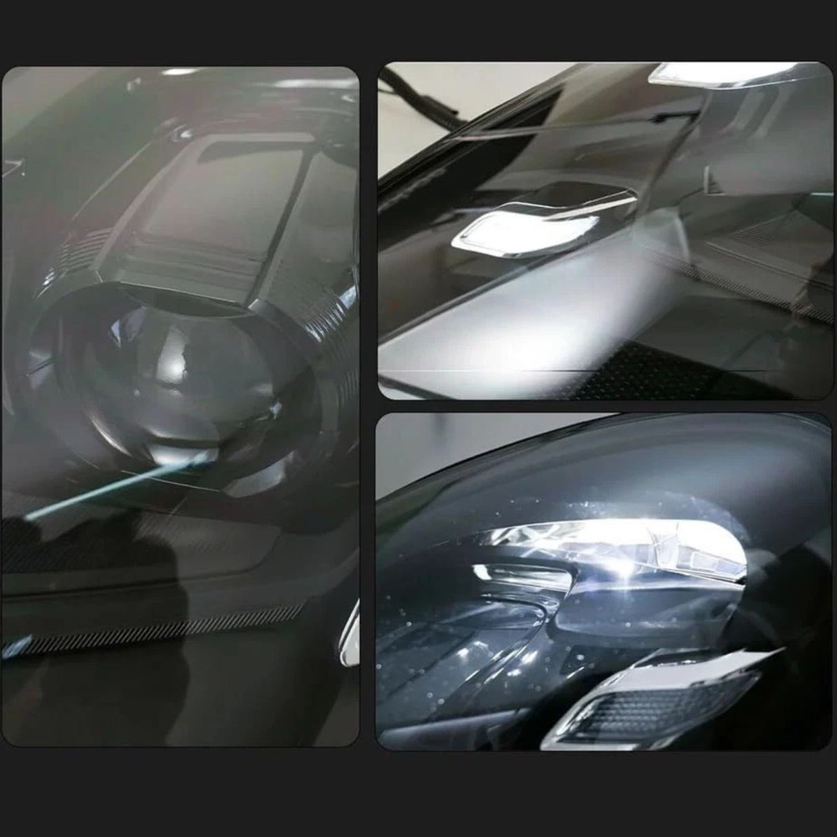 Voll LED Scheinwerfer Set schwarz für Porsche Boxster 718 & Cayman 718 ab 2016