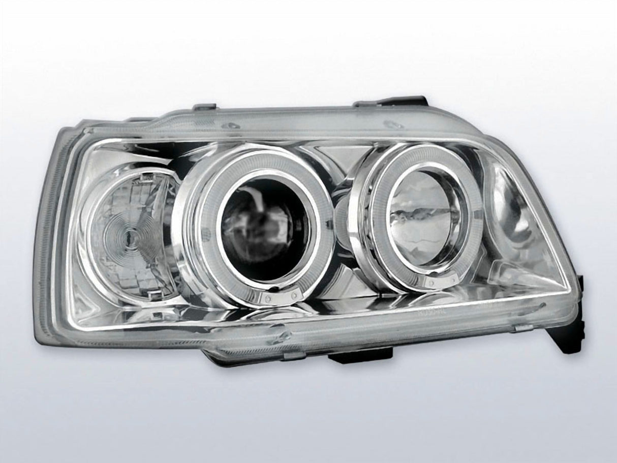 Angel Eyes Scheinwerfer Set in chrom für Renault Clio 06.1990-1995
