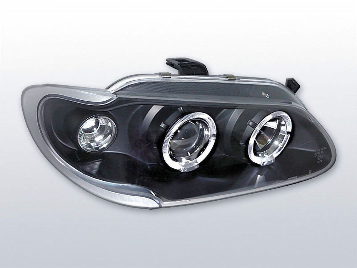 Schwarze LED-Scheinwerfer mit Ringen für Ford Mustang 2010-2014