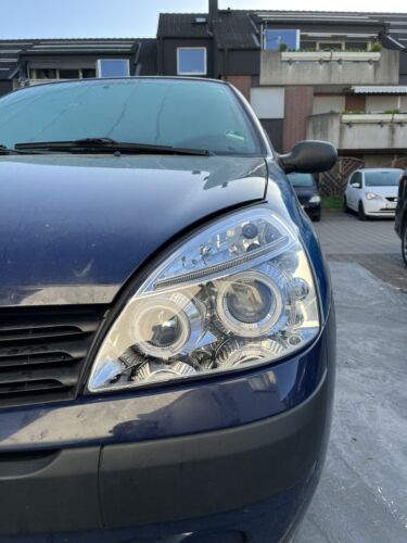Blaue Frontscheinwerfer für Renault Clio 4, LED-Scheinwerfer mit Tagfahrlicht-Optik, Tuning-Scheinwerfer