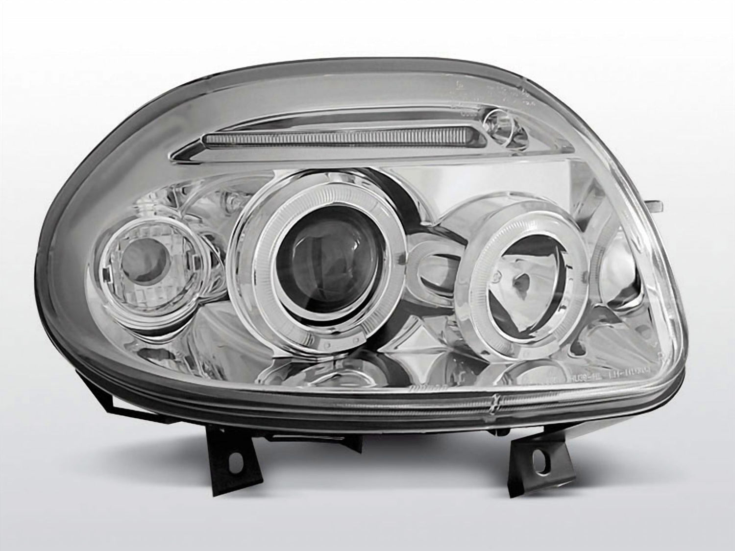 Angel Eyes Scheinwerfer Set in chrom für Renault Clio II 09.98-05.01