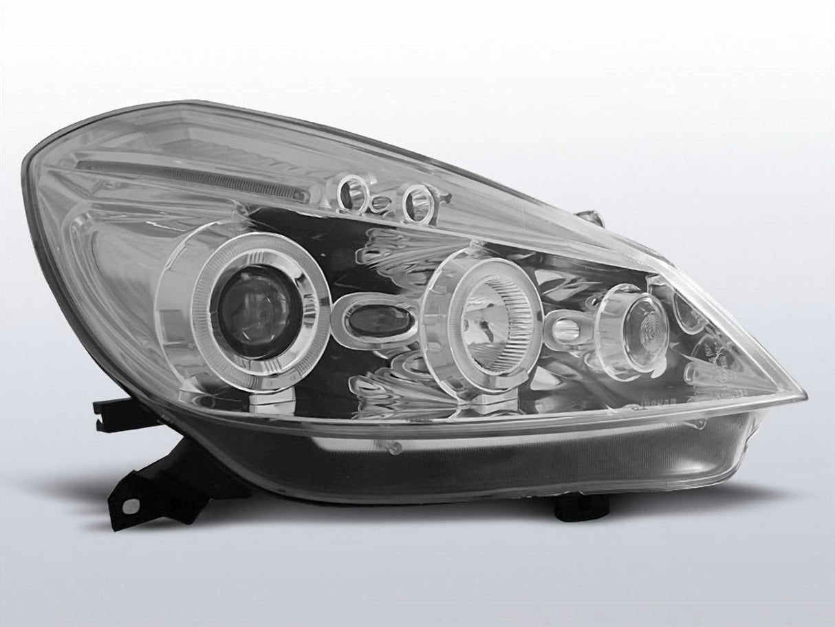 Angel Eyes Scheinwerfer Set für Renault Clio 3 2005-2009 chrom