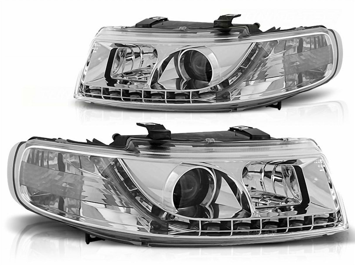 LED Scheinwerfer Set chrom für Seat Leon Toledo 1M 04.1999-08.2004